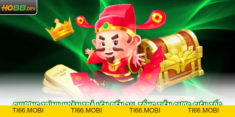Hoàn Trả Lên Đến 3% Tổng Tiền Cược Tại HO88 Cực Hấp Dẫn 2026