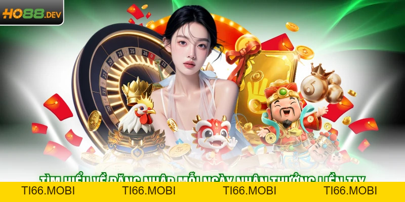Đăng Nhập Mỗi Ngày Nhận Thưởng Liền Tay Tại HO88 Cực Hấp Dẫn Đăng Nhập Mỗi Ngày Nhận Thưởng Liền Tay Tại HO88 Cực Hấp Dẫn